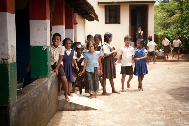 Kids at school